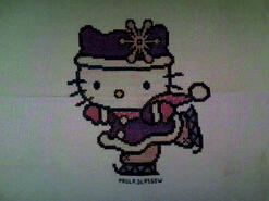 Cross stitch square for Leia M's quilt