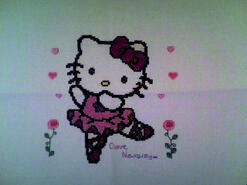 Cross stitch square for Leia M's quilt