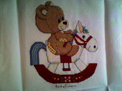 Cross stitch square for Cameron P's quilt