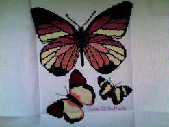 Cross stitch square for Amelia S's quilt
