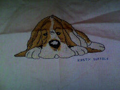 Cross stitch square for Alexis H's quilt