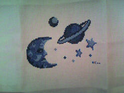 Cross stitch square for Andrew H's quilt