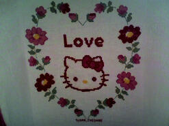Cross stitch square for Abbie W's quilt