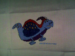 Cross stitch square for Jake T's quilt