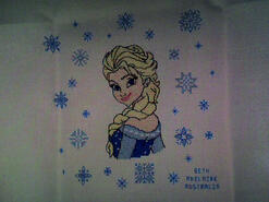 Cross stitch square for Skyla B's quilt