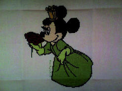 Cross stitch square for Amelia-Rose's quilt