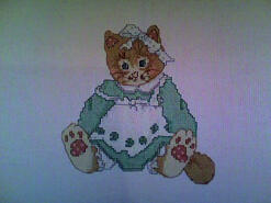 Cross stitch square for Abbie W's quilt