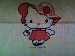 Cross stitch square for Aimee W's quilt