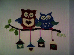 Cross stitch square for Hannah S's quilt