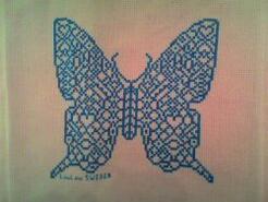 Cross stitch square for Alisha S's quilt