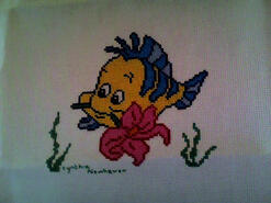 Cross stitch square for Danielle L's quilt