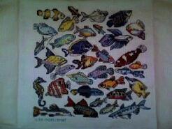 Cross stitch square for Danielle L's quilt