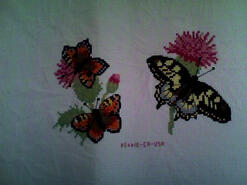 Cross stitch square for Emily H's quilt
