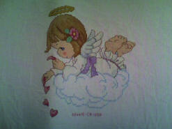 Cross stitch square for Macie M's quilt