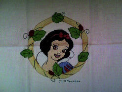 Cross stitch square for Jessica R's quilt