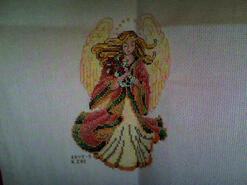 Cross stitch square for Macie M's quilt