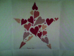 Cross stitch square for Rebecca H's quilt