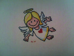 Cross stitch square for Macie M's quilt