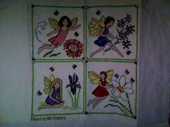 Cross stitch square for Macie M's quilt