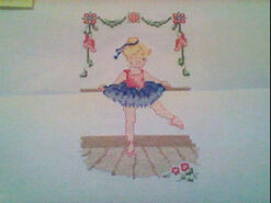 Cross stitch square for Edie's quilt