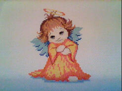Cross stitch square for Macie M's quilt