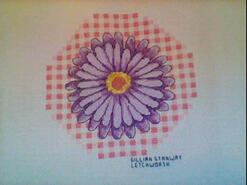 Cross stitch square for Kyla B's quilt