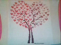 Cross stitch square for K's quilt