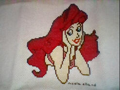 Cross stitch square for Natalie W's quilt