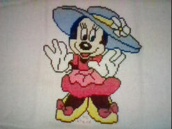 Cross stitch square for Harrison U's quilt