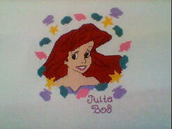 Cross stitch square for Demi-Leigh M's quilt