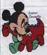 Cross stitch square for Eve H's quilt