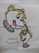 Cross stitch square for Eve H's quilt