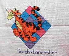 Cross stitch square for Misc Archive's quilt