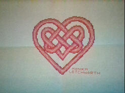 Cross stitch square for K's quilt