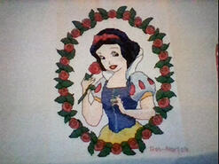 Cross stitch square for Lucy I's quilt