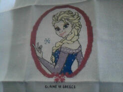 Cross stitch square for Natalie W's quilt