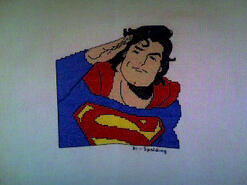 Cross stitch square for Dylan A's quilt