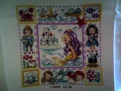 Cross stitch square for Ryleigh-Jade's quilt