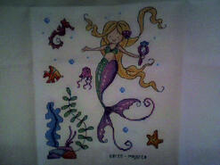 Cross stitch square for Ryleigh-Jade's quilt