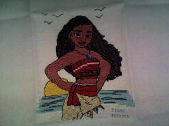 Cross stitch square for Amelia's quilt