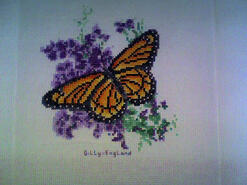 Cross stitch square for Paige's quilt