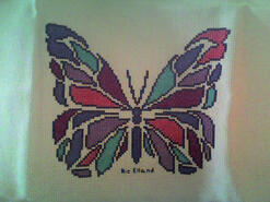 Cross stitch square for Alisha S's quilt
