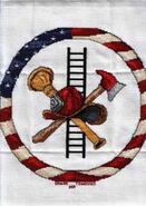 Cross stitch square for Jon Paul O's quilt