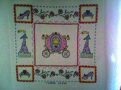 Cross stitch square for Amelia's quilt