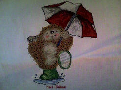 Cross stitch square for Yehuda M's quilt