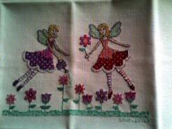 Cross stitch square for Molly L's quilt