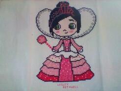 Cross stitch square for Rachel S's quilt