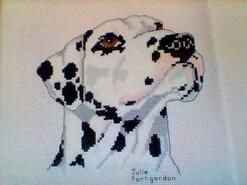 Cross stitch square for Ellie Mae P's quilt