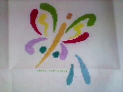 Cross stitch square for Paige's quilt