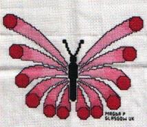 Cross stitch square for Abigail K's quilt